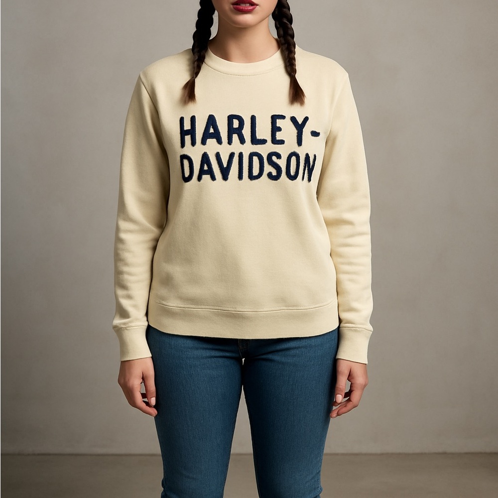 Harley-Davidson Crewneck Sweater with Logo